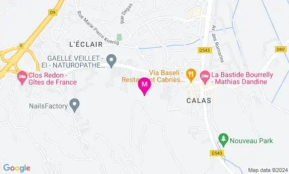 Localisation Dr Caroline Costa Dinardo