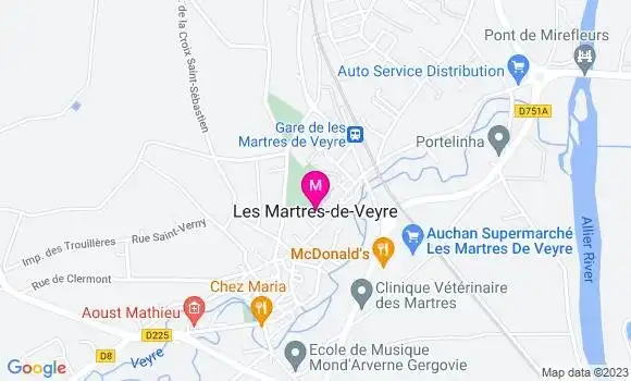 Localisation Dr Anais Saussac