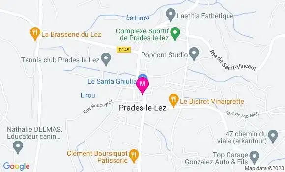 Localisation Dr Justine Guerin