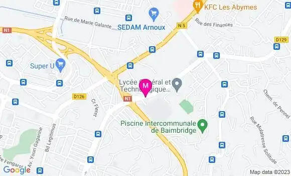 Localisation Dr Linda Aladin