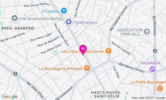 Localisation Dr Céline Pacary