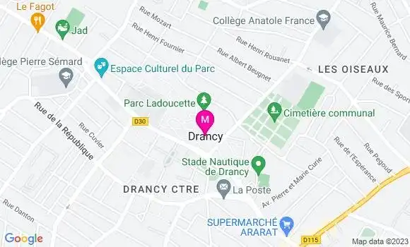 Localisation Dr Thierry Da Cunha