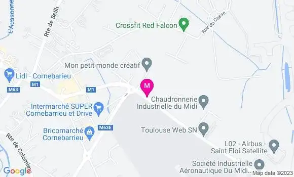 Localisation Dr Catherine Fourquet