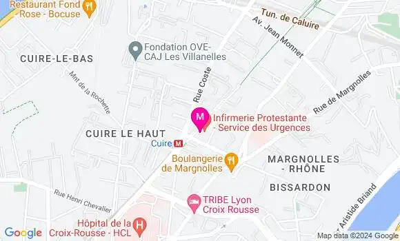 Localisation Dr Caroline Thomas