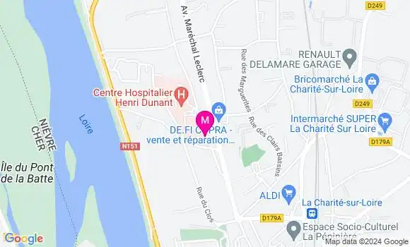 Localisation Dr Marie Baranger