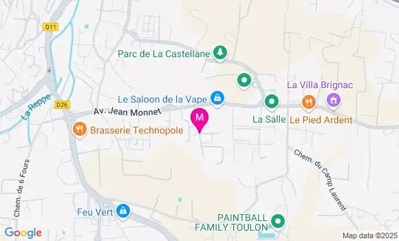 Localisation Dr Jean Claude Castelli D