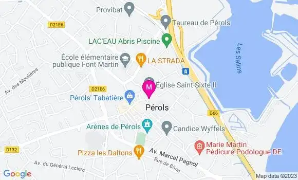Localisation Dr Caroline Chambert Loir