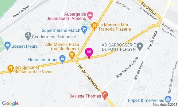 Localisation Dr Maxime Meulebrouck