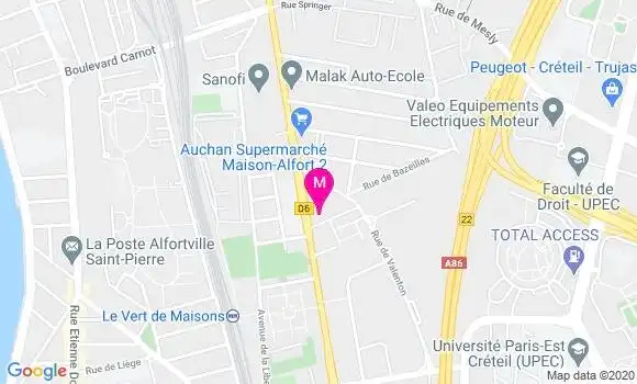 Localisation Dr Florence Schmitt Trin