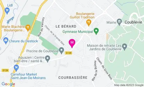 Localisation Dr Marie Clavel