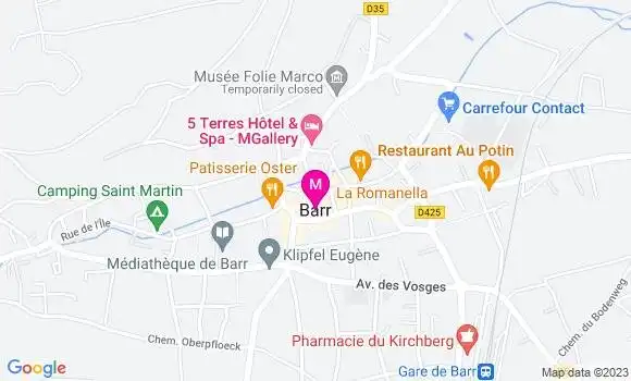 Localisation Dr Guillaume Drexler