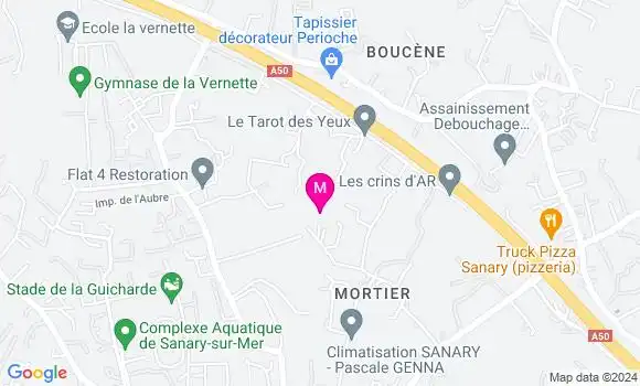Localisation Dr Francis Larrue