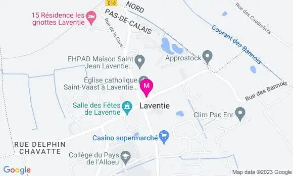 Localisation Dr Cécile Hemelsdael