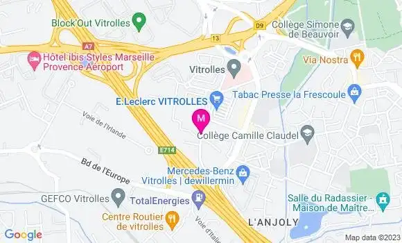 Localisation Dr Etienne Metallo