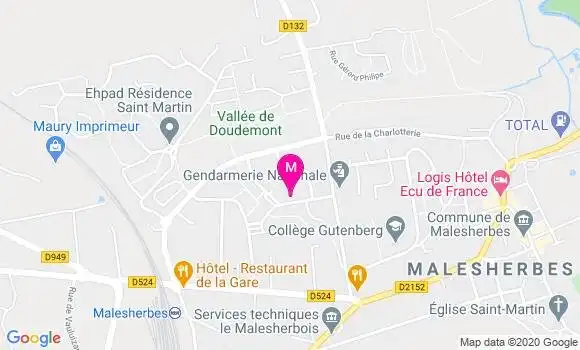 Localisation Dr Isabelle Laveau