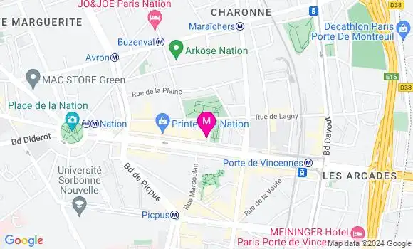 Localisation Dr Marjolaine Engelmann Charneau