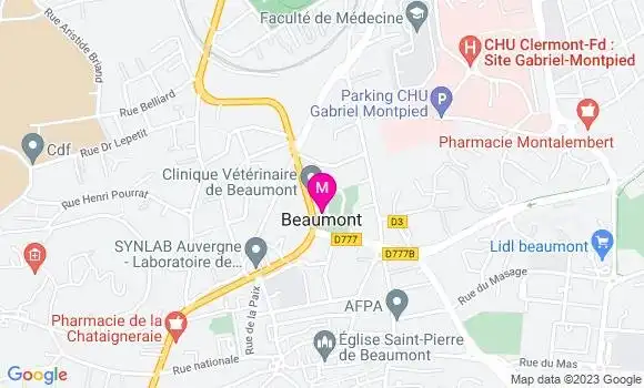 Localisation Dr Pierre Alexandre Tyrode