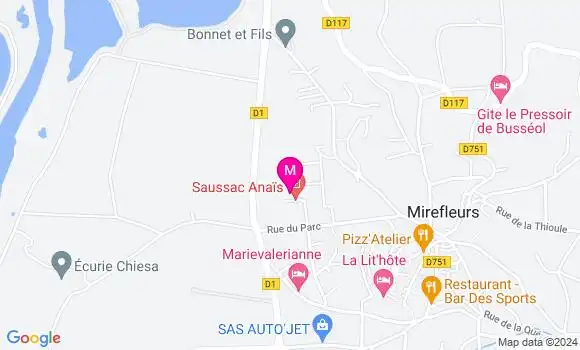 Localisation Dr Marie Filliole