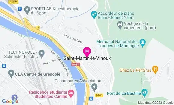 Localisation Dr François Bottero