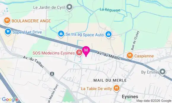 Localisation Dr Florian Bourdeau