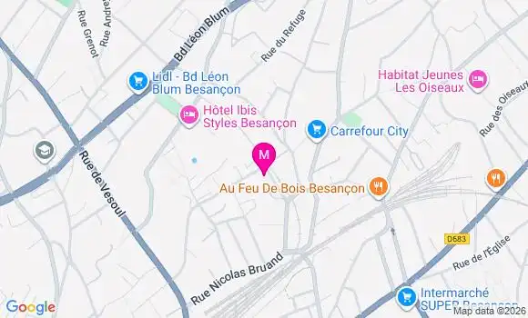 Localisation Dr Thibaut Morisod