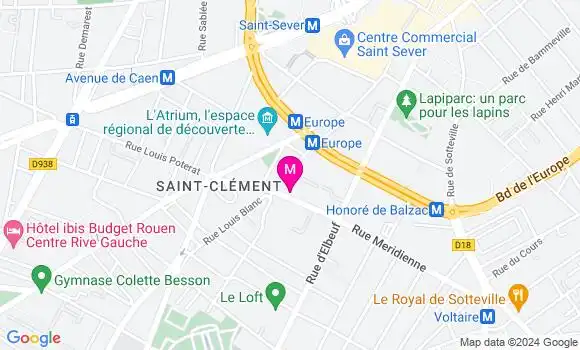 Localisation Dr Thibault Courtois