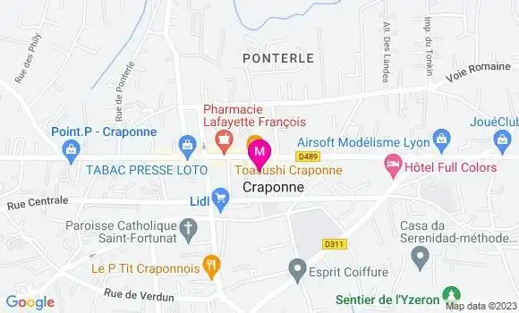Localisation Dr Marie Metge