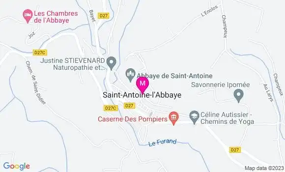 Localisation Dr Sabrina Peyrard