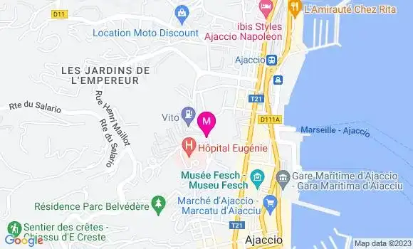 Localisation Dr Jacques Cesari