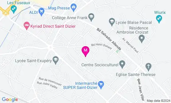 Localisation Dr Marine Richard