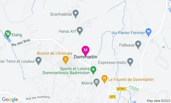 Localisation Dr Maeva Maucourant
