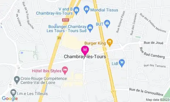 Localisation Dr Guillemette Bernadou