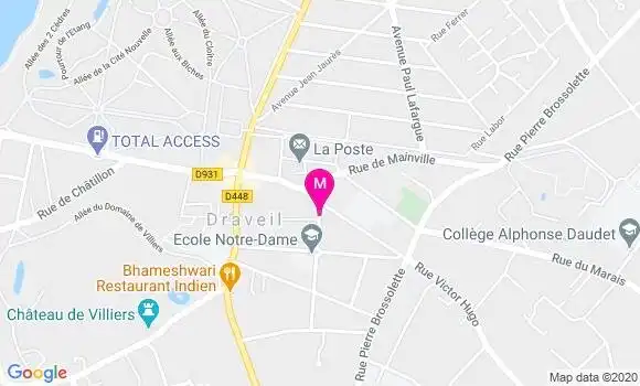 Localisation Dr Claire Jondet