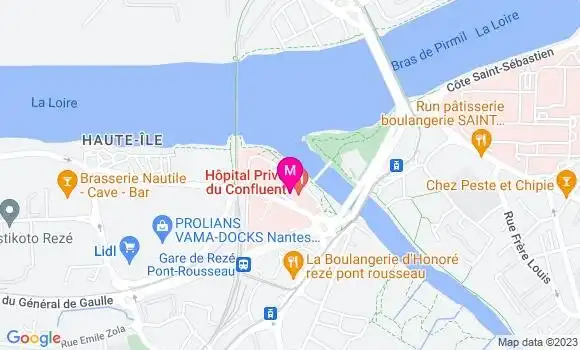 Localisation Dr Axel Gerard Brisou