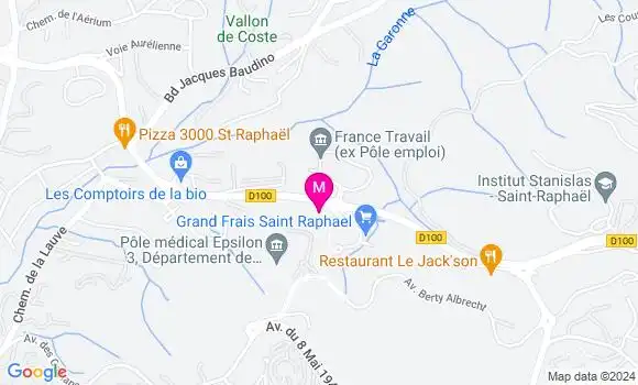 Localisation Dr Eugénie Moreau