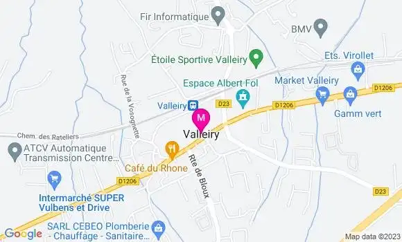 Localisation Dr Adeline Roger Vermond