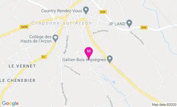 Localisation Dr Michel Burellier