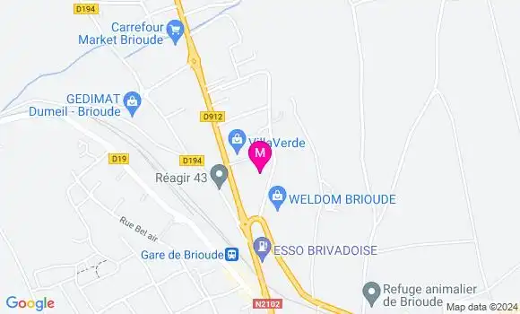Localisation Dr Julie Deat