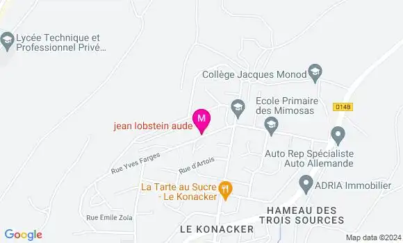 Localisation Dr Aude Jean Lobstein