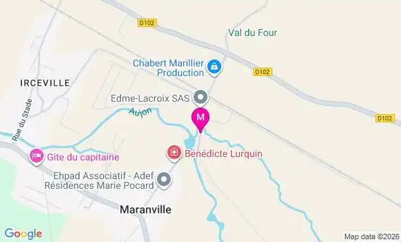 Localisation Dr Bénédicte Lurquin