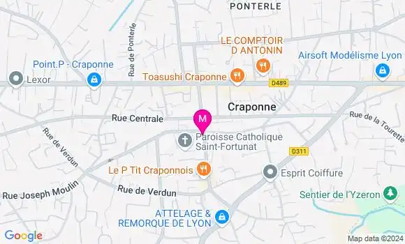 Localisation Dr Marie Sabatier