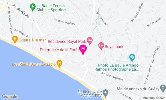 Localisation Dr Lysiane Lavril Laforest