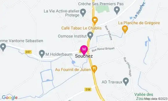 Localisation Dr Aurelie Calvez