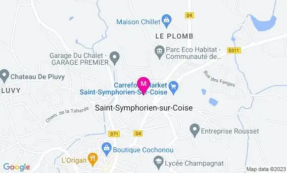 Localisation Dr Pauline Martin