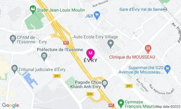 Localisation Dr Camille Berger