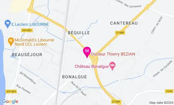 Localisation Dr Marion Serra