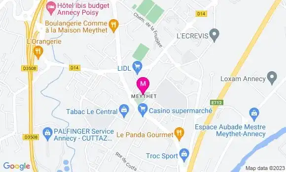 Localisation Dr Clement Bousson
