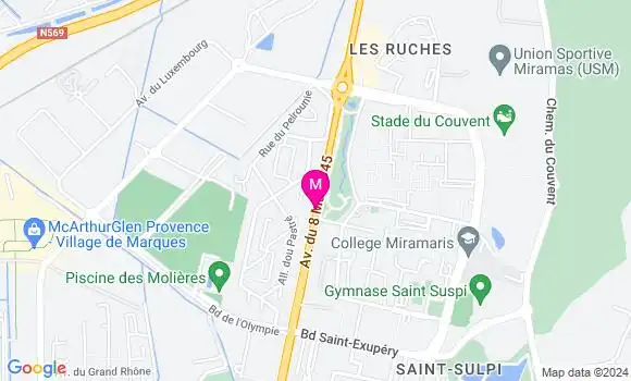 Localisation Dr Leila Ouirini
