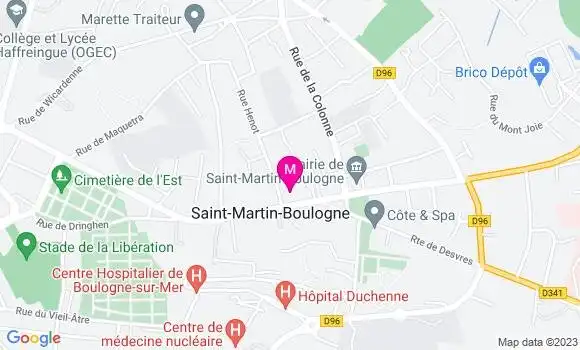 Localisation Dr Francois Michaux
