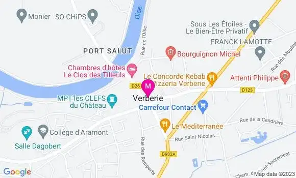 Localisation Dr Mathilde Lahannier